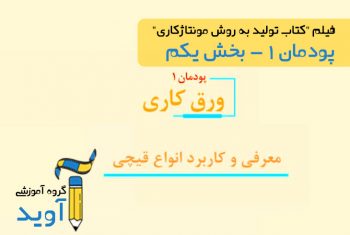 فیلم آموزش کاربرد انواع قیچی - پایه دهم (پودمان اول)