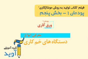 فیلم آموزش دستگاه های خم کاری - پایه دهم (پودمان اول)