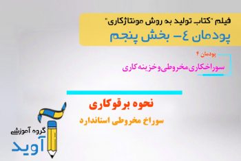 فیلم آموزش برقوکاری سوراخ مخروطی استاندارد – پایه دهم (پودمان چهارم)